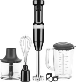 KitchenAid Stavblender-s&aelig;t 1 Liter 180 Watt Sort
