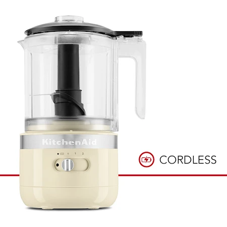 KitchenAid Ledningsfri Mini Food Processor 5KFCB519EAC Crème 1,19 L 4 KitchenAid Ledningsfri Mini Food Processor 5KFCB519EAC Crème 1,19 L - Billede 2