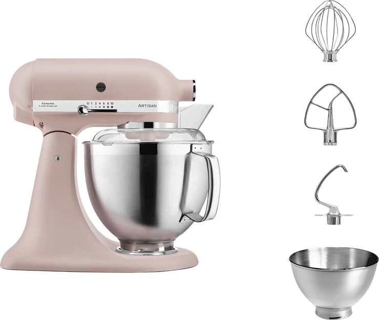 KITCHENAID ARTISAN RØREMASKINE I I FEATHER PINK - 5KSM185PSE 4 KITCHENAID ARTISAN RØREMASKINE I I FEATHER PINK - 5KSM185PSE - Billede 2