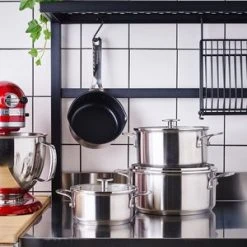 KitchenAid Grydesæt 4 Dele, Rustfrit Stål 10 KitchenAid Grydesæt 4 Dele, Rustfrit Stål -KitchenAid Shop cc003575 001 57895 4