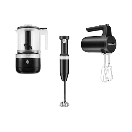 KitchenAid Cordless Ledningsfri Mix & Bland Sæt Sort 3 KitchenAid Cordless Ledningsfri Mix & Bland Sæt Sort