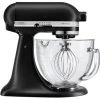 KitchenAid Artisan KSM156 Røremaskine, Matsort, Glasskål 2 KitchenAid Artisan KSM156 Røremaskine, Matsort, Glasskål -KitchenAid Shop kitchenaid artisan ksm156 roeremaskine mat sort 5ksm156ebm 45226 1
