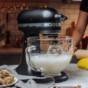 KitchenAid Artisan KSM156 Røremaskine, Matsort, Glasskål 11 KitchenAid Artisan KSM156 Røremaskine, Matsort, Glasskål - Billede 9