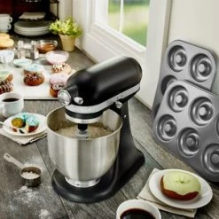 KitchenAid Artisan Stand Mixer Mini 3,3 L, Mat Sort -KitchenAid Shop kitchenaid artisan stand mixer mini 3 3 l mat sort 5ksm3311xebm 29142 6