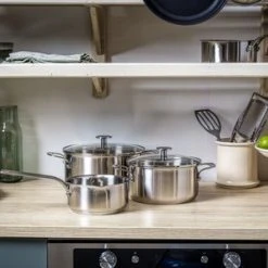 KitchenAid Grydesæt 3 Dele, Rustfrit Stål -KitchenAid Shop kitchenaid cc003630 001 57887 7