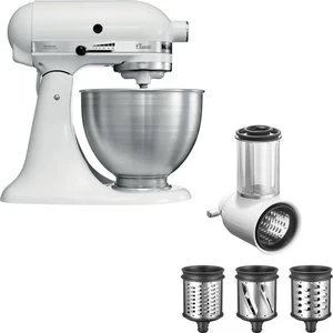 KitchenAid Classic Røremaskine (Hvid) + Grøntsagshakkere 3 KitchenAid Classic Røremaskine (Hvid) + Grøntsagshakkere