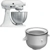 KitchenAid Classic Røremaskine (Hvid) + Skål Til Islavning 1 KitchenAid Classic Røremaskine (Hvid) + Skål Til Islavning -KitchenAid Shop kitchenaid classic roeremaskine hvid skaal til islavning pak45a0whka 34693 1