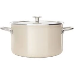 Forside 36 KitchenAid Cookware Collection Gryde M/låg 24 Cm, Mandel
