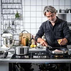 KitchenAid Cookware Collection Gryde M/låg Rustfrit Stål 20 Cm -KitchenAid Shop kitchenaid cookware collection gryde m laag rustfrit staal cc003259 001 44333 3