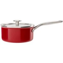 KitchenAid Cookware Collection Kasserolle M/låg Rød 16 Cm