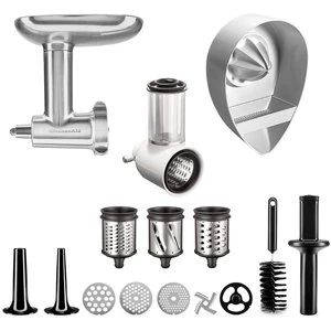 KitchenAid Tilbehørspakke - Kødhakker, Citruspresser Og Råkostjern 3 KitchenAid Tilbehørspakke - Kødhakker, Citruspresser Og Råkostjern
